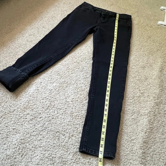 Simple Vera Wang Womens Pants 4 Mid-Rise‎ Black Denim Jeans Casual Streetwear - Picture 12 of 12